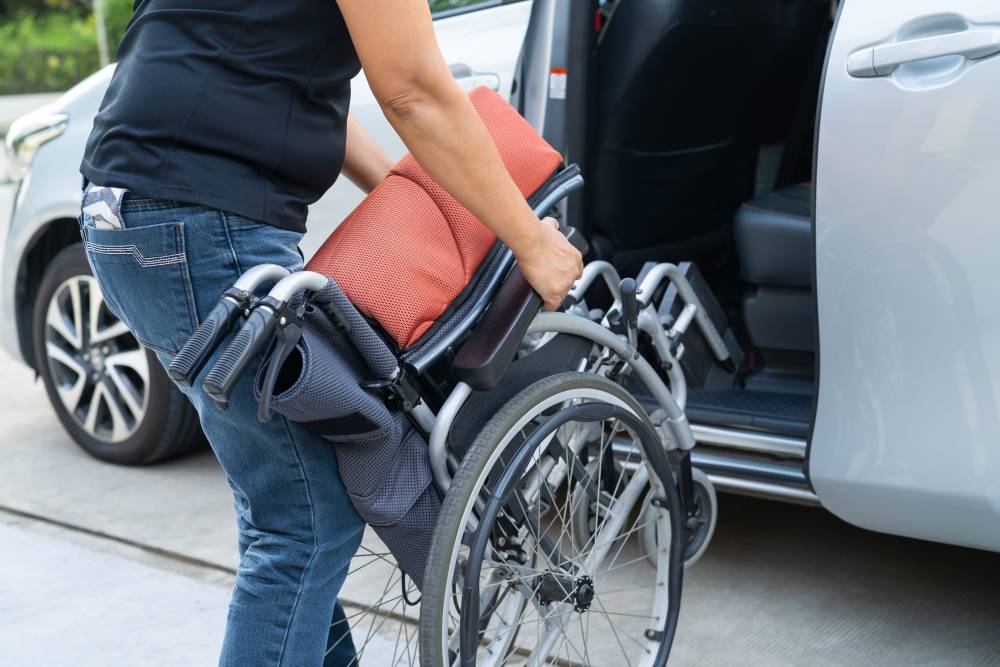 Transport malade assis près de Tulle
